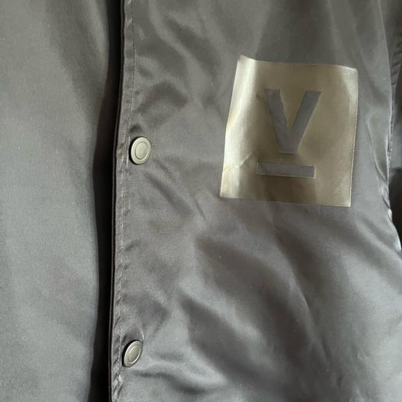 Reigning Champ Victory Bomber Varsity Stadium Jacket Snap Button Black L - Picture 5 of 10